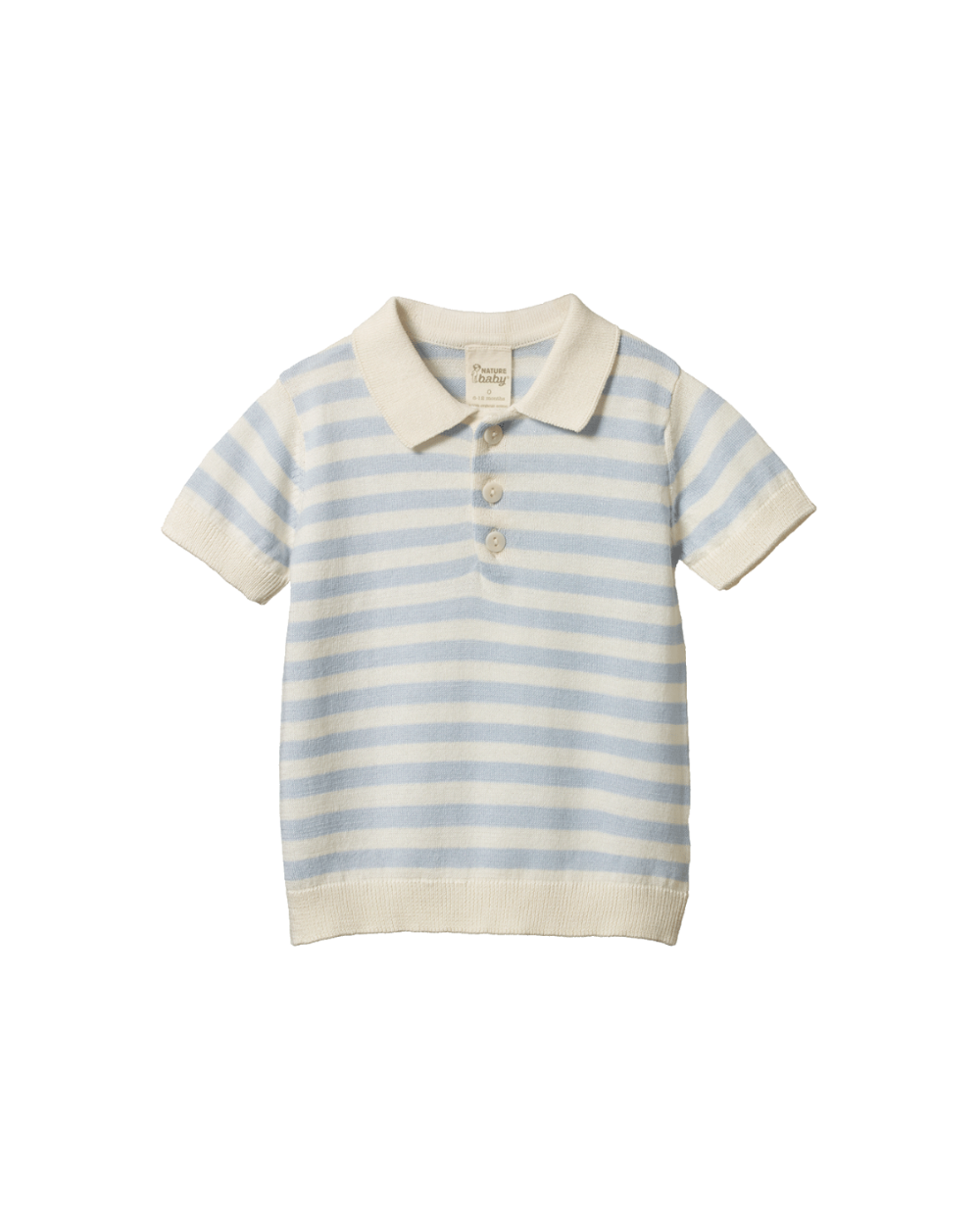 Stevie Polo- Celestial Blue Sea Stripe