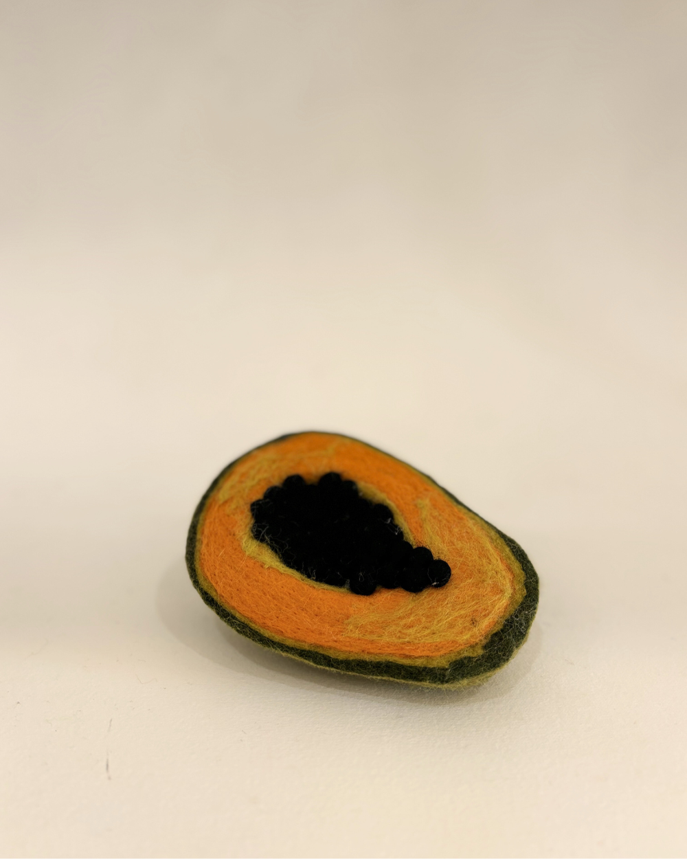 Felt Paw Paw Papaya Fruit