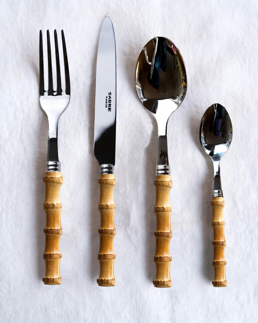 4pc Bistrot Set - Light Bamboo