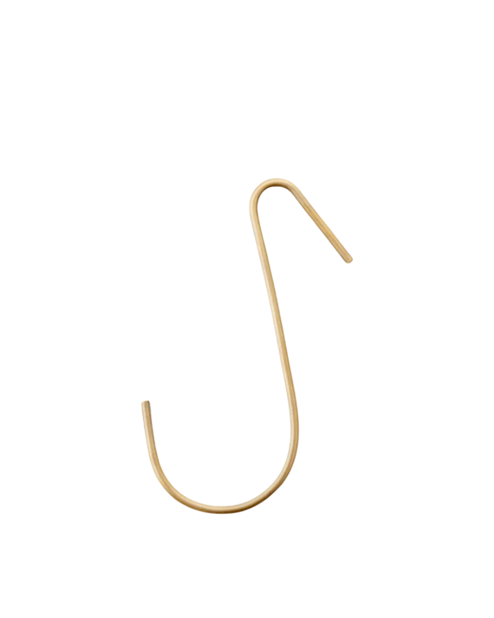 Brass J Hook - Med