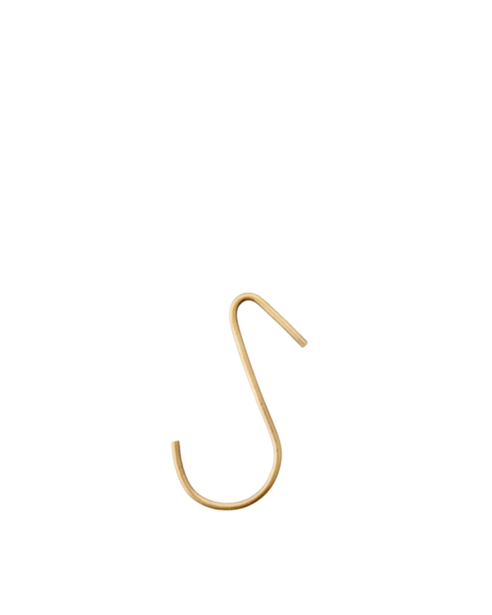 Brass J Hook - Small