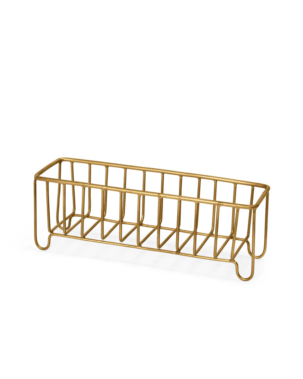 Brass Wire Slender Basket