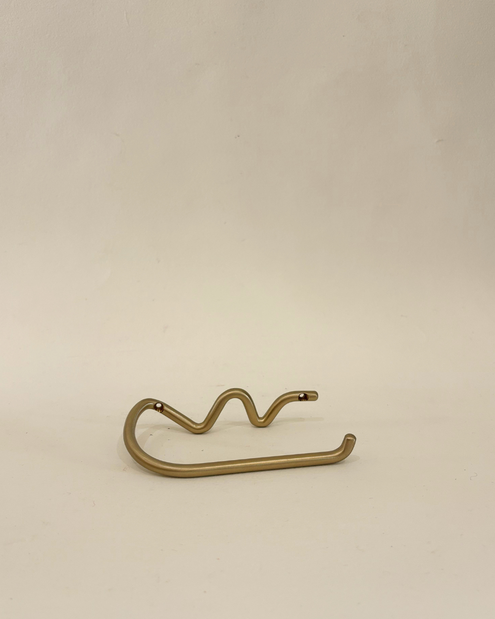 Curvature Toilet Paper Holder - Brass