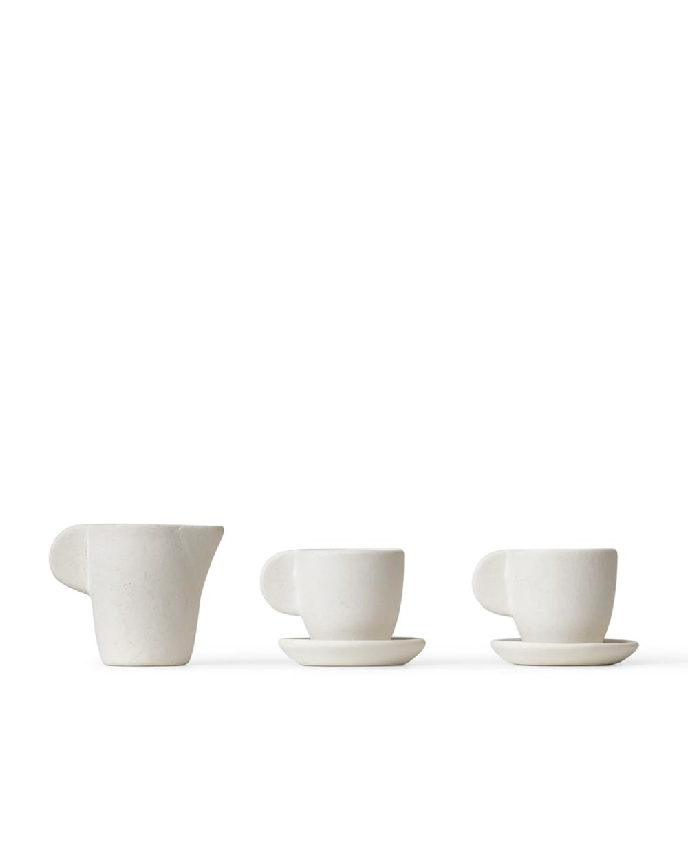 Ceramic Miniature Tea Set - Off White