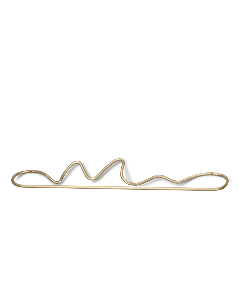 Curvature Towel Hanger - Brass