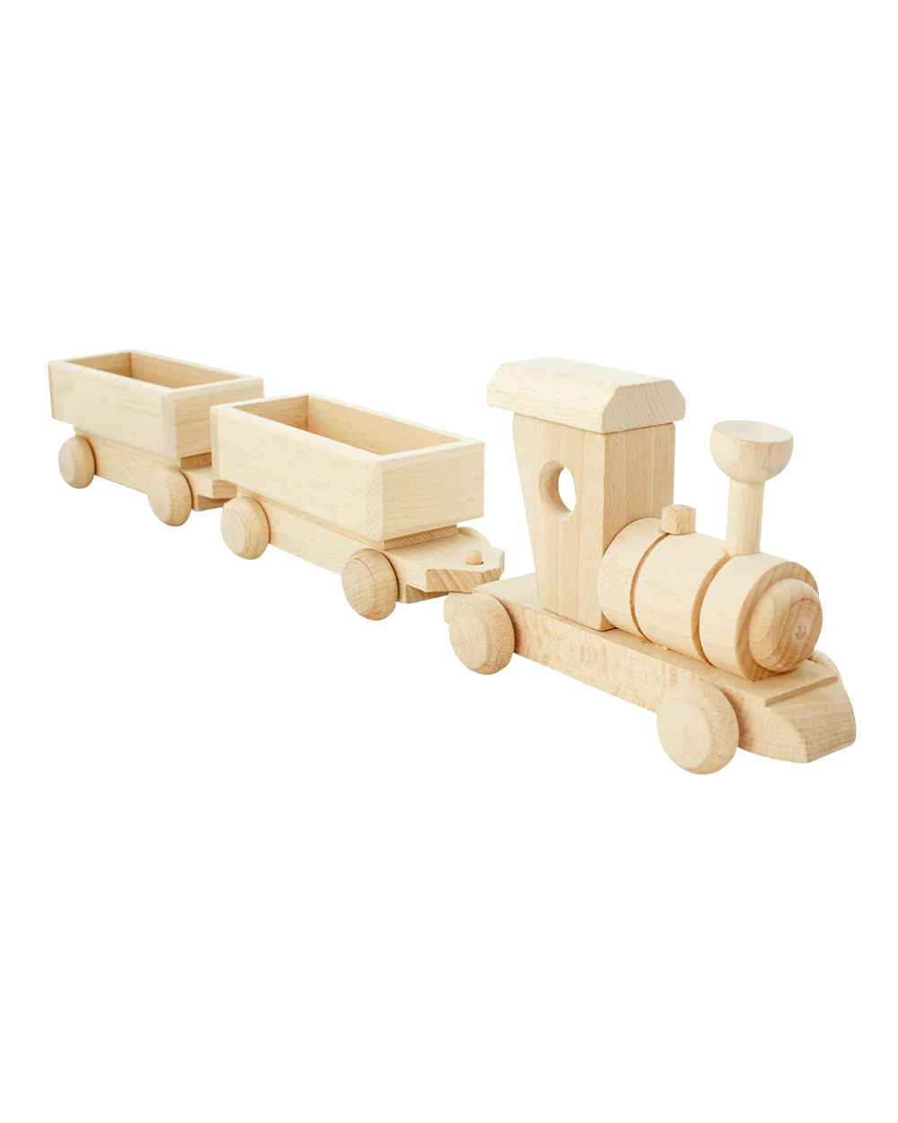 Wooden Toy Cargo Train Set - Pearl