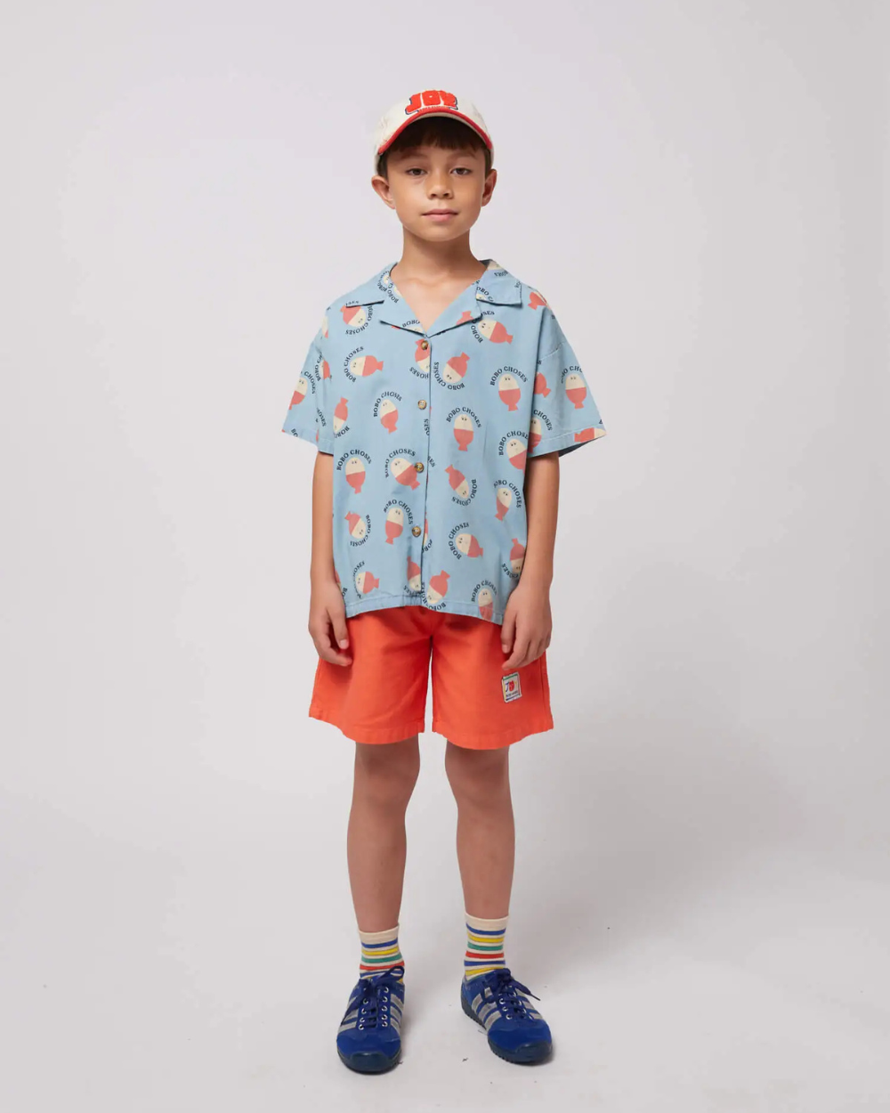 Morning Egg All Over Light Denim Shirt