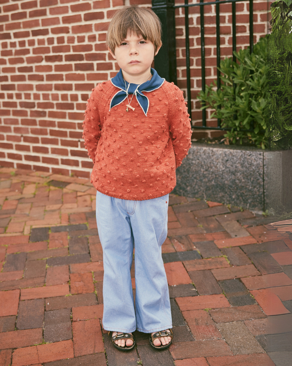 Summer Popcorn Sweater - Claystone