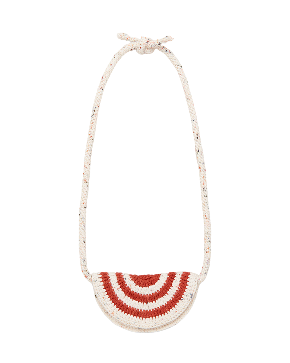 Crochet Half Moon Belt Bag - Picnic Confetti