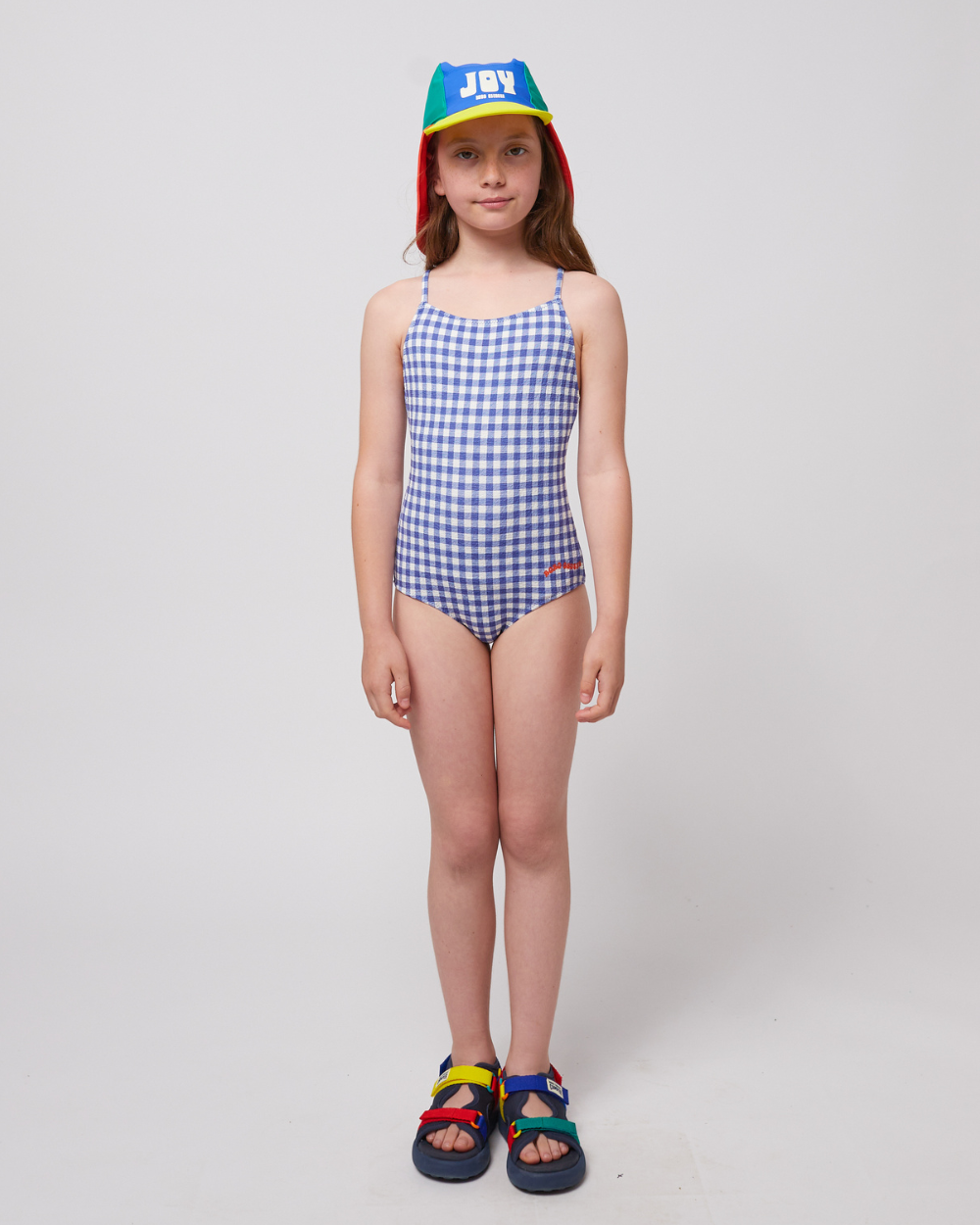Vichy Swimsuit - Blue