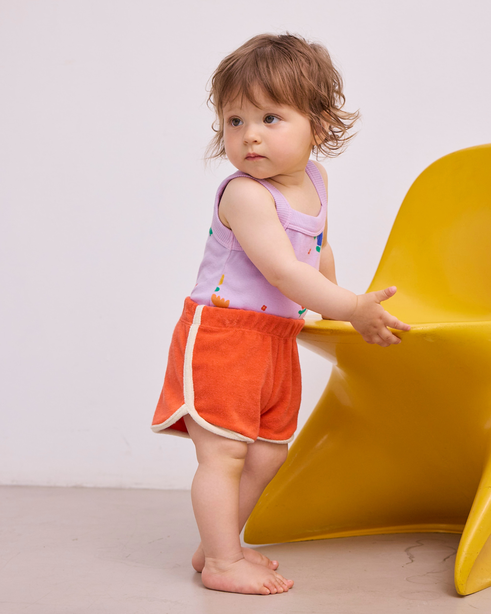 Terry Cloth Shorts - Red