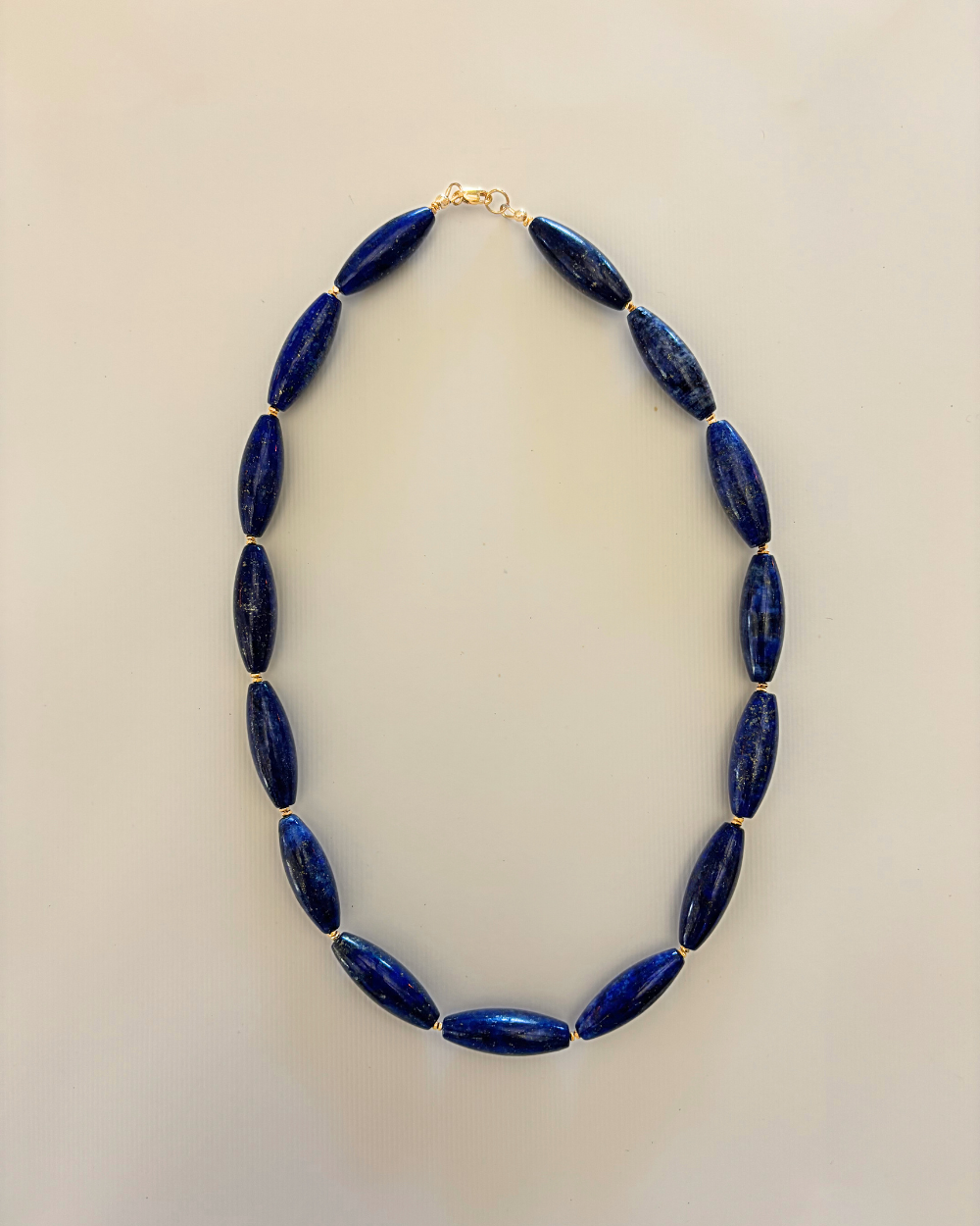Blue Lapis & Vermeil Necklace