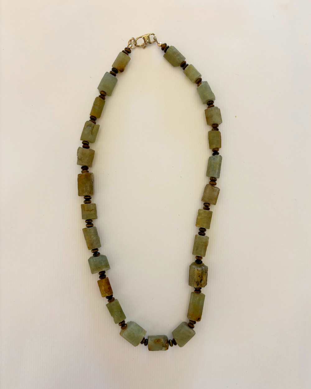 Heliodor & Tigers Eye Necklace