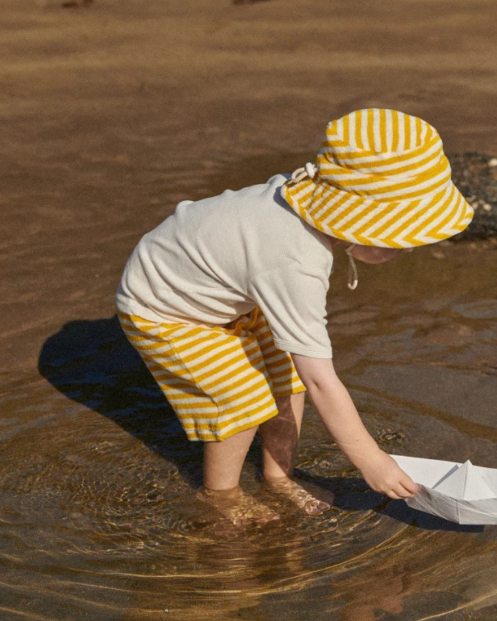 Aubrey Short - Golden Sea Stripe