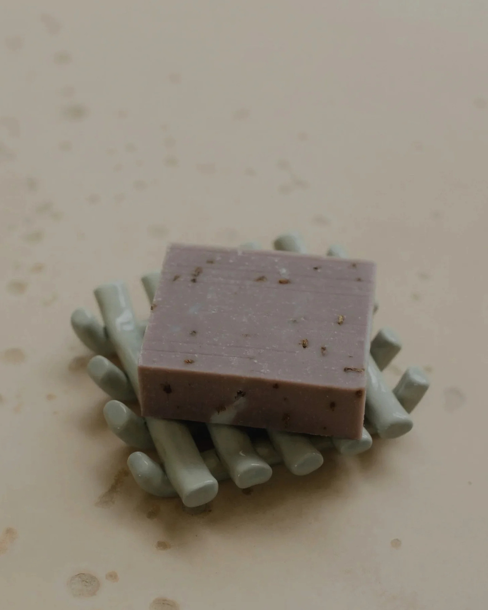 Grid Soap Dish - Steel