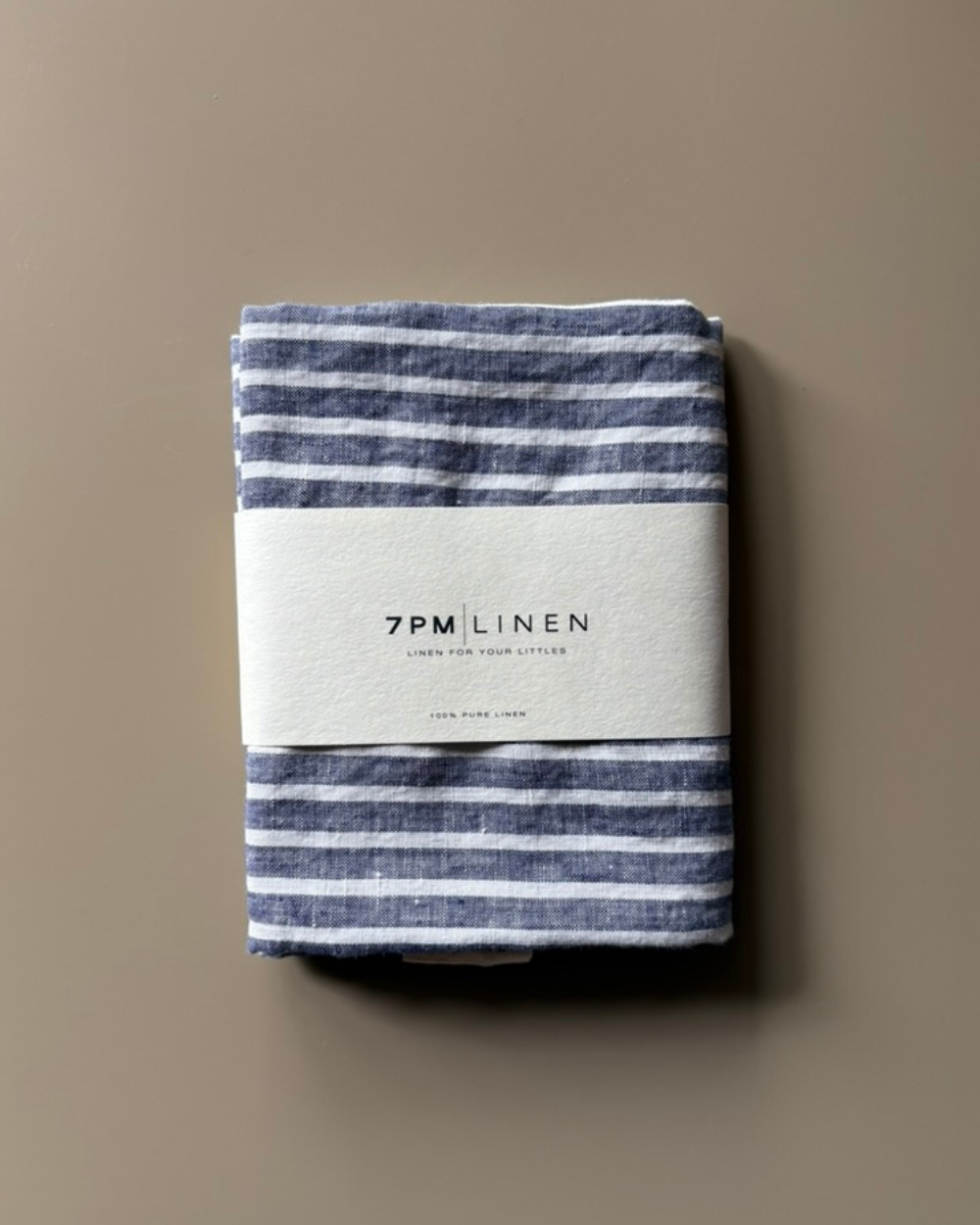 Pure Linen Wrap - Sea Breeze Stripe