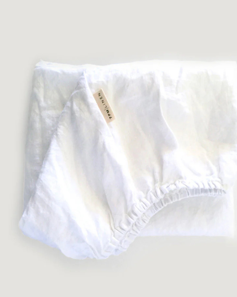 Fitted Single Sheet - Pure White