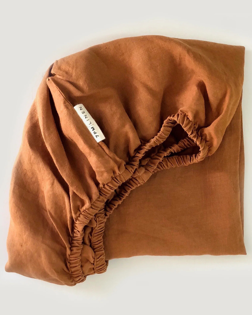 Cot Fitted Sheet - Clay