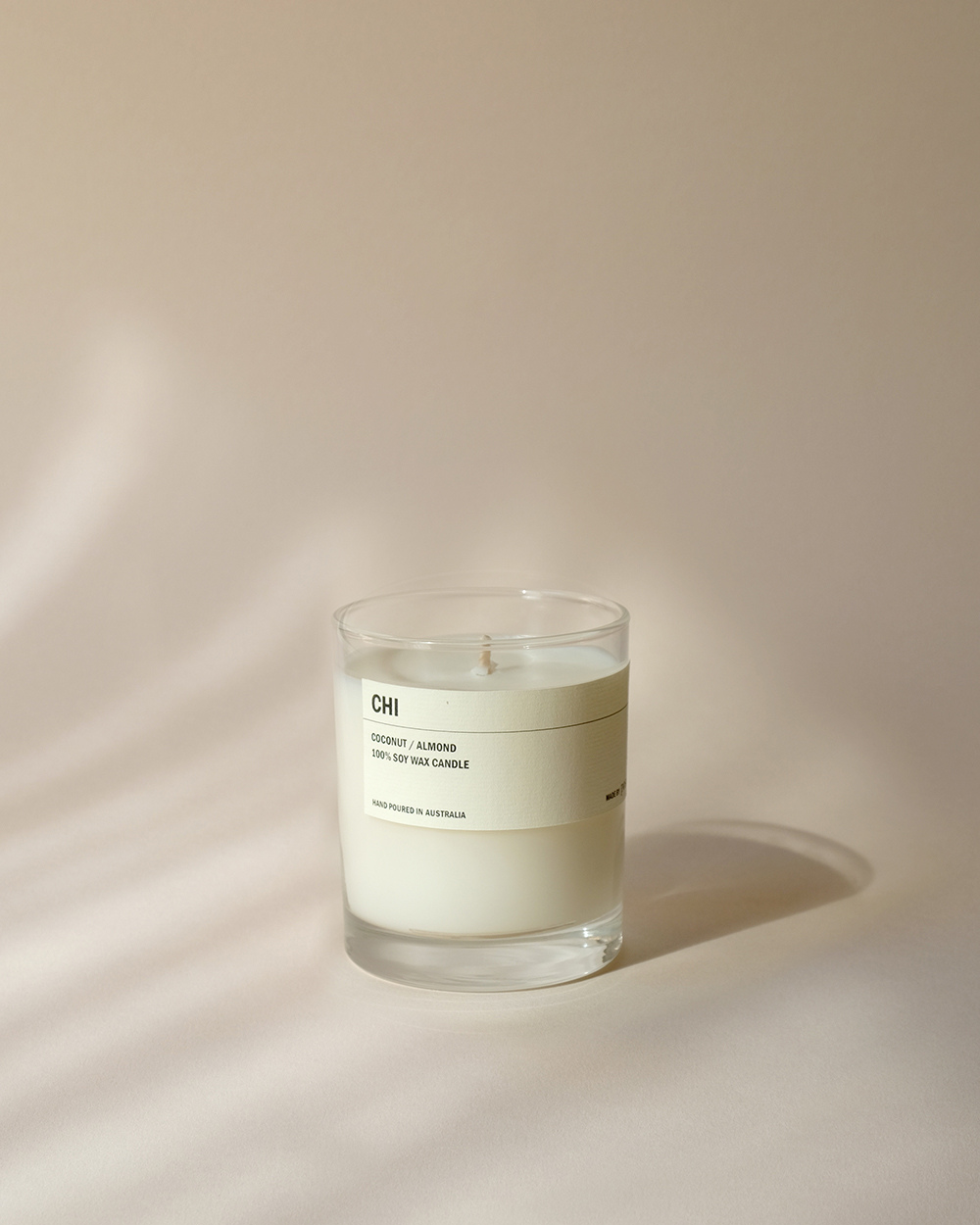 CHI: Coconut / Almond - Clear Candle 300g
