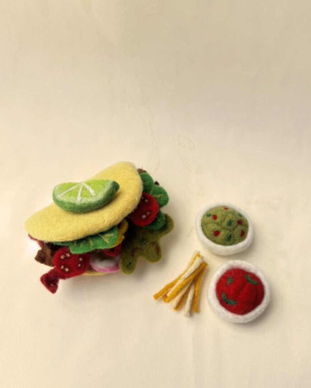 Felt Taco Play Food Set