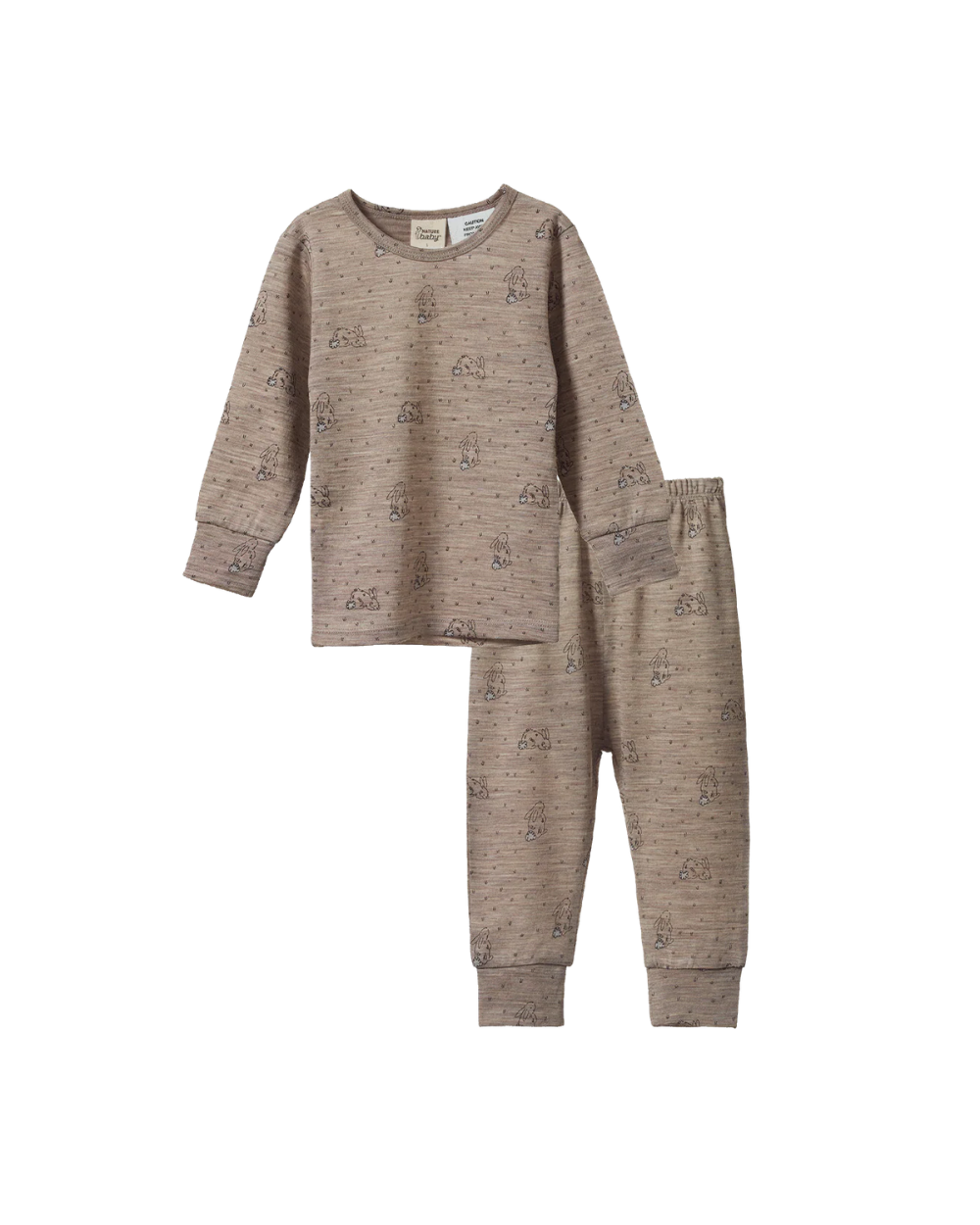 Longsleeve Merino Pyjamas - Bramble Burrow Print