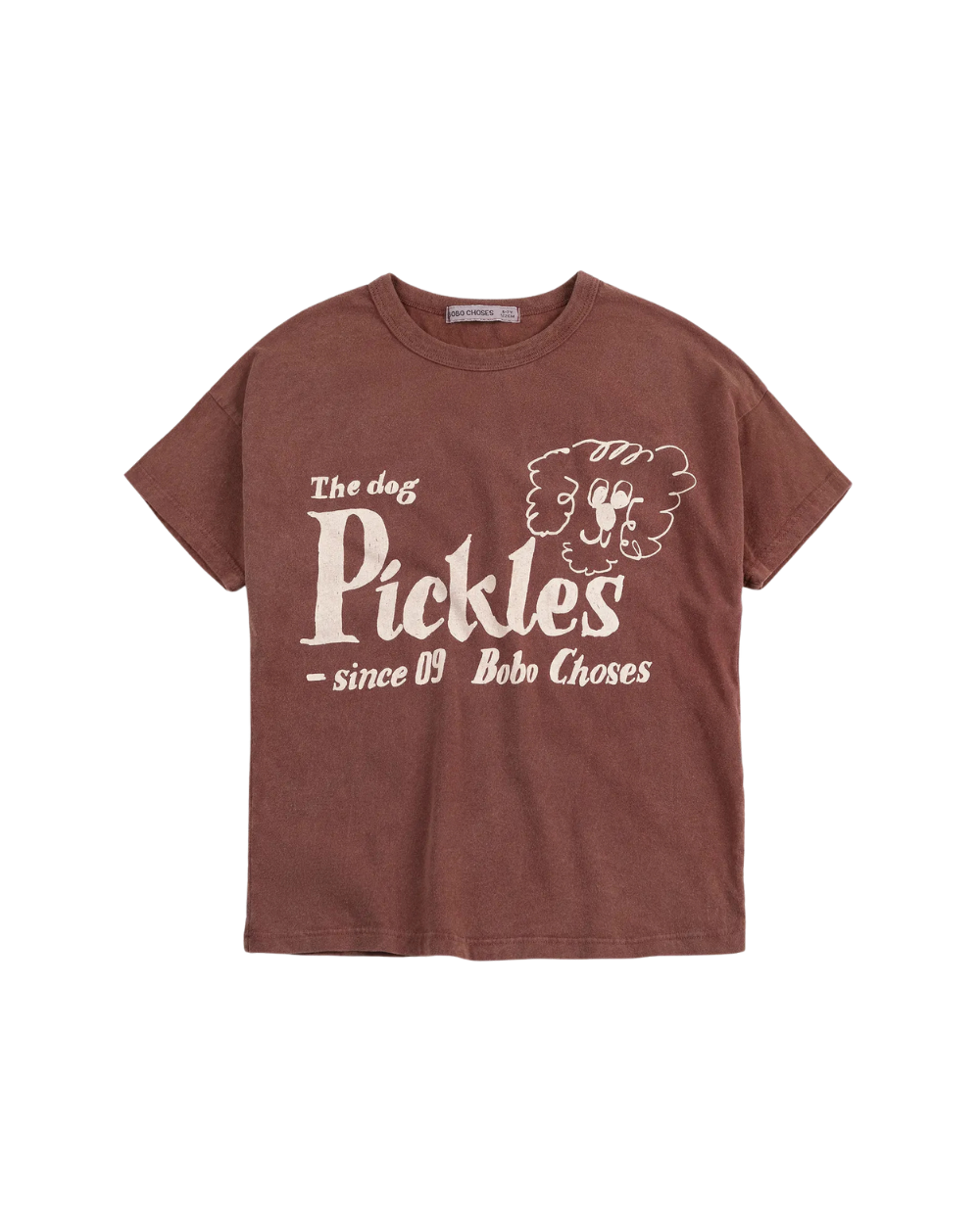 Pickles The Dog T-shirt - Brown