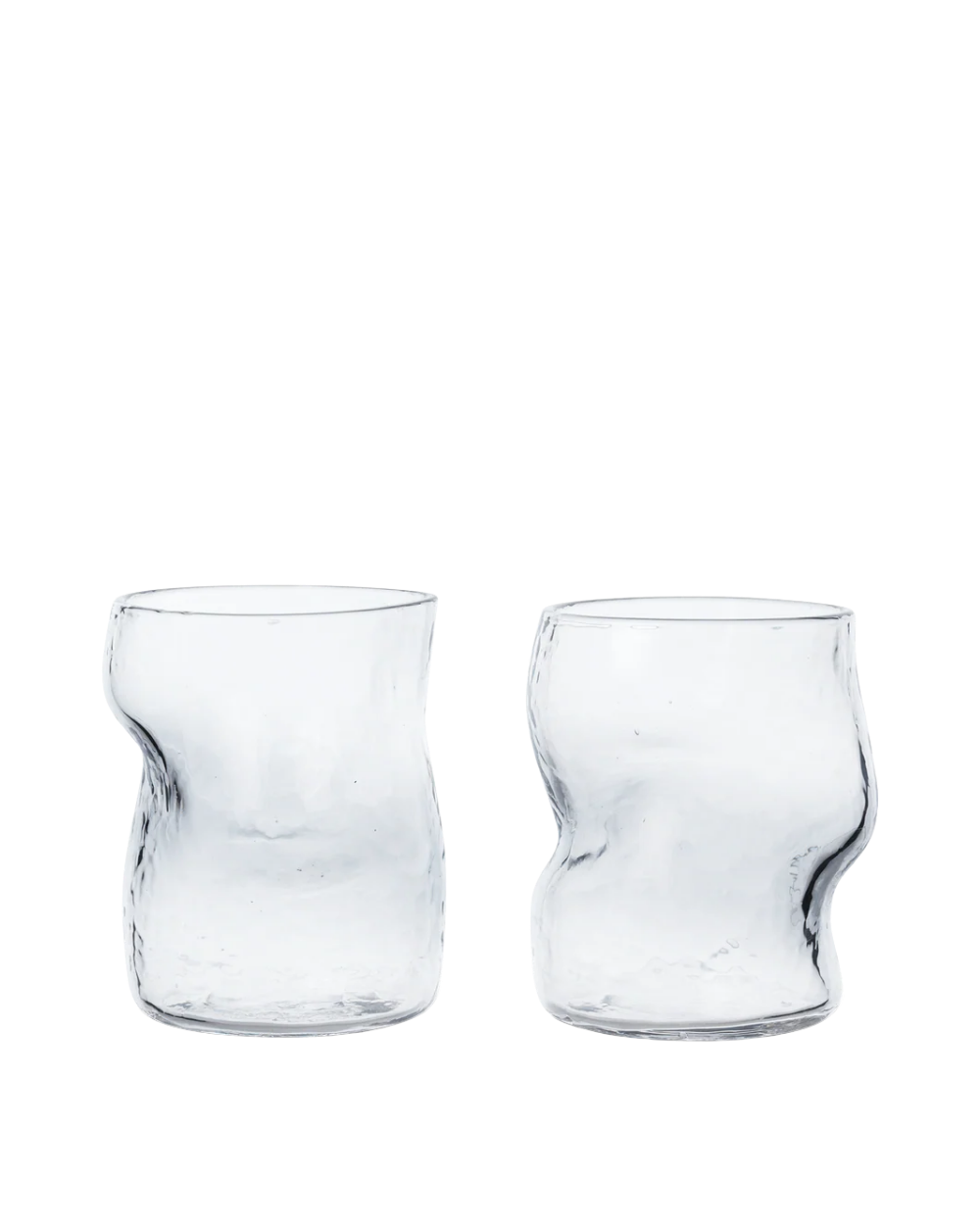 Dimple Glasses Set of 2 - Clear
