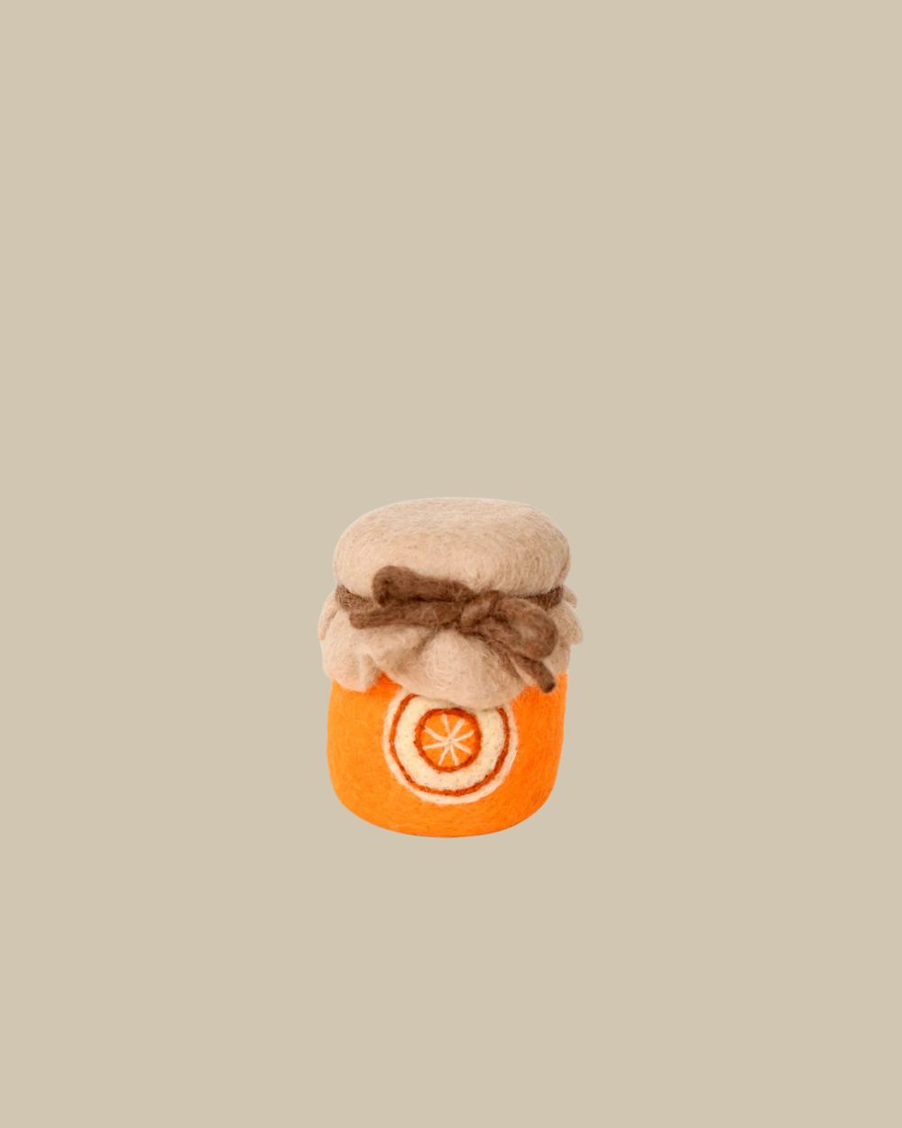 Felt Orange Marmalade Jar