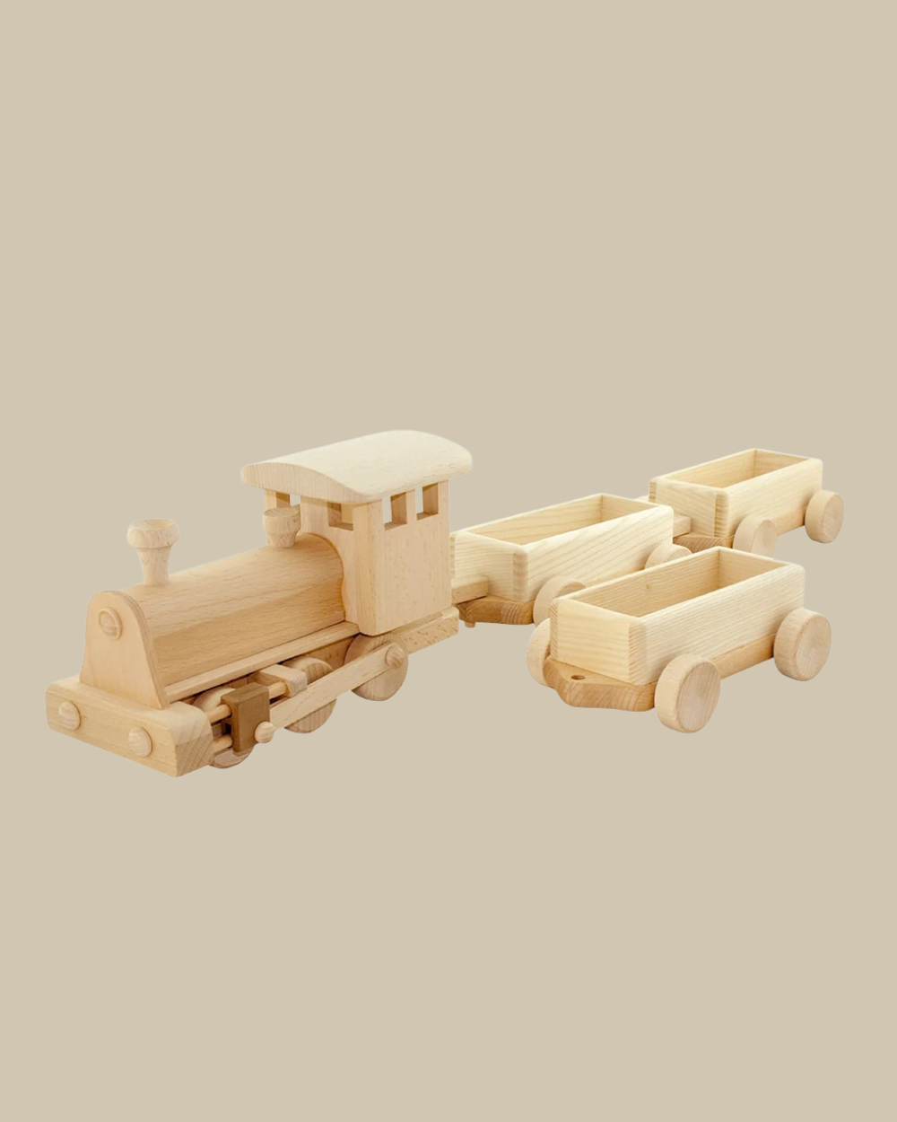 Large Wooden Toy Cargo Train Set - Clementine