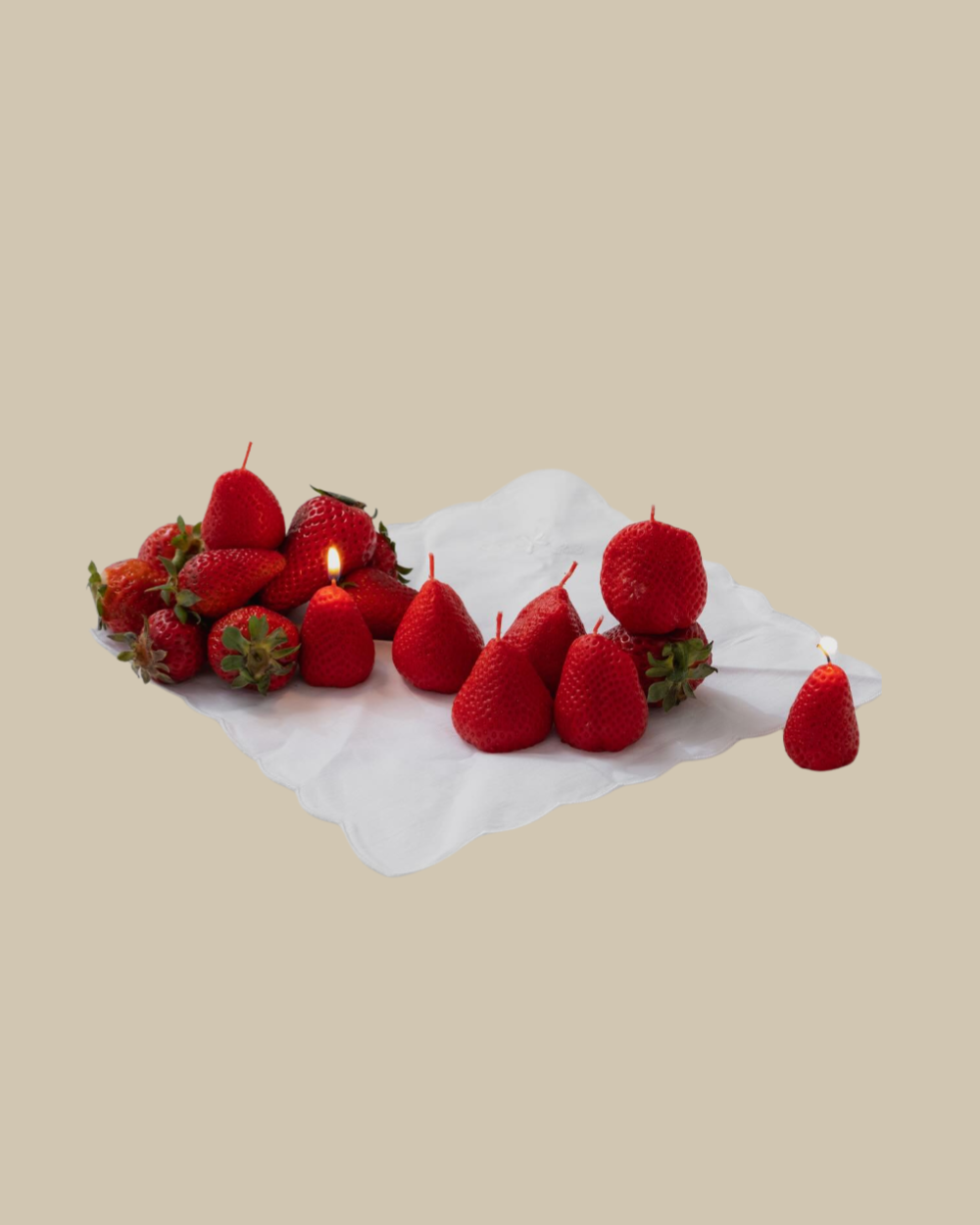 Strawberry Candles