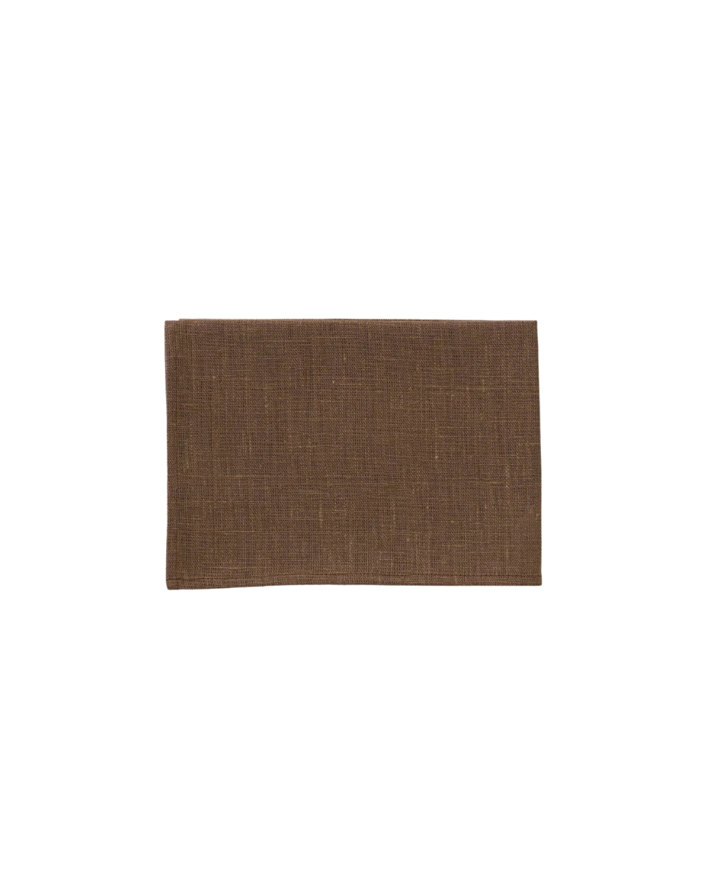Thick Linen Tea Towel - Chocolate