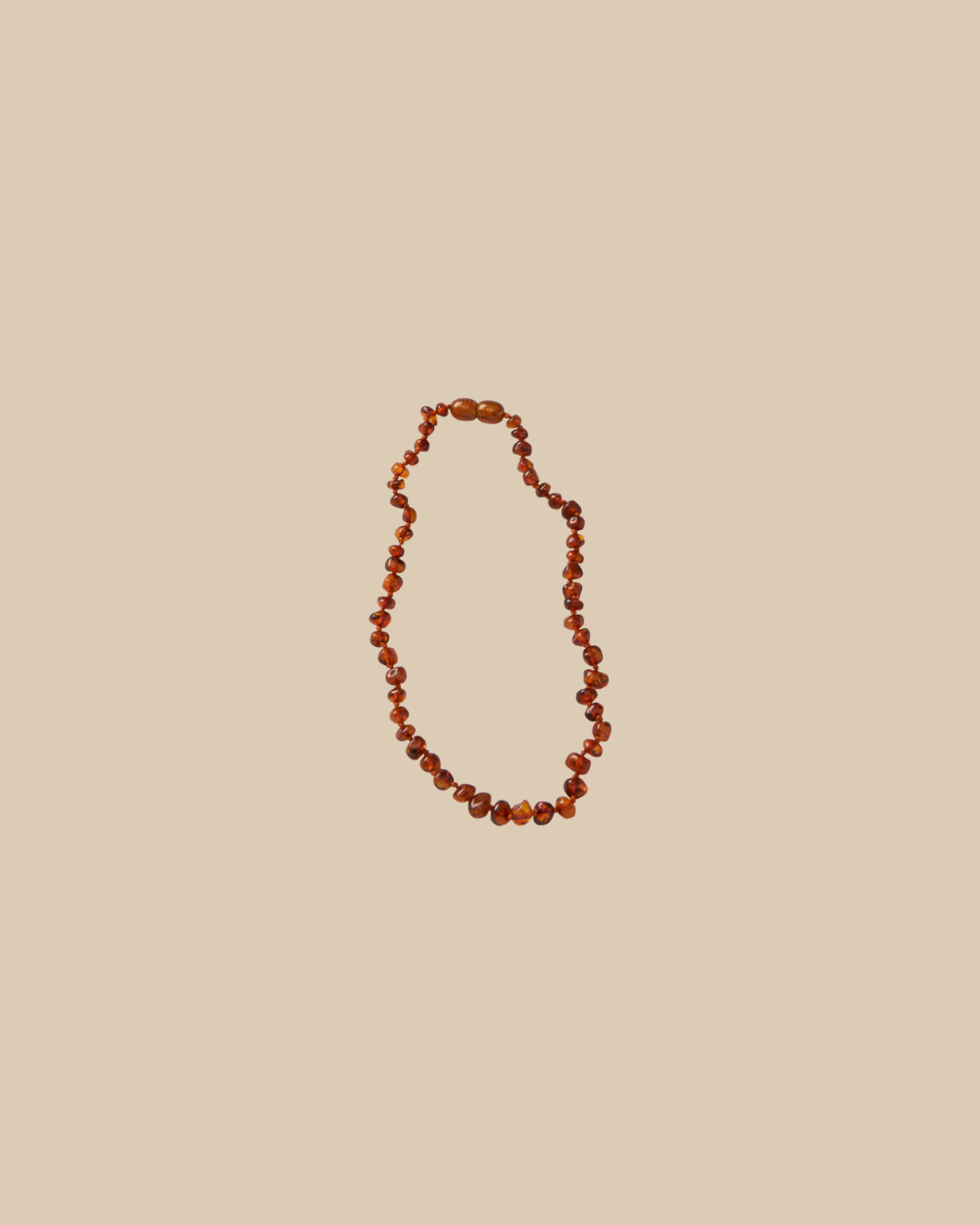Amber Necklace - Cognac