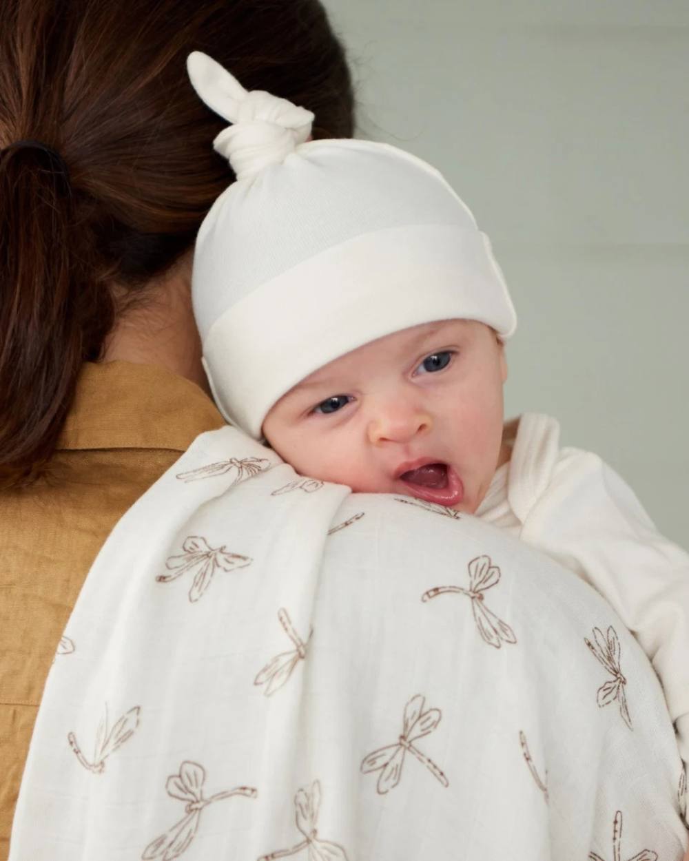Cotton Knotted Beanie - Natural