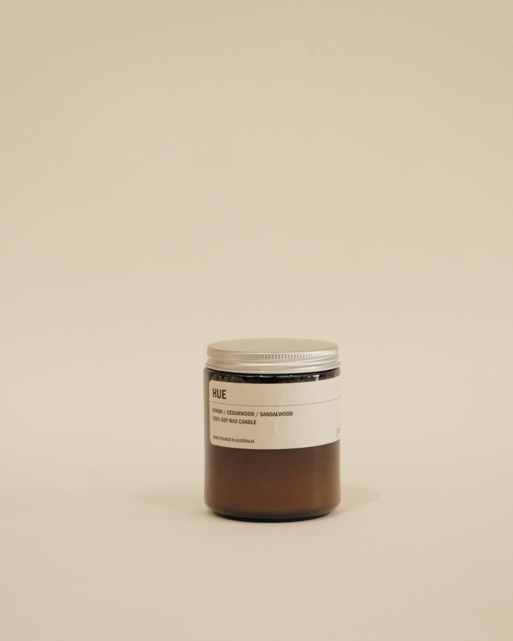 HUE: Hinoki / Cedarwood / Sandalwood - Amber Candle 250g
