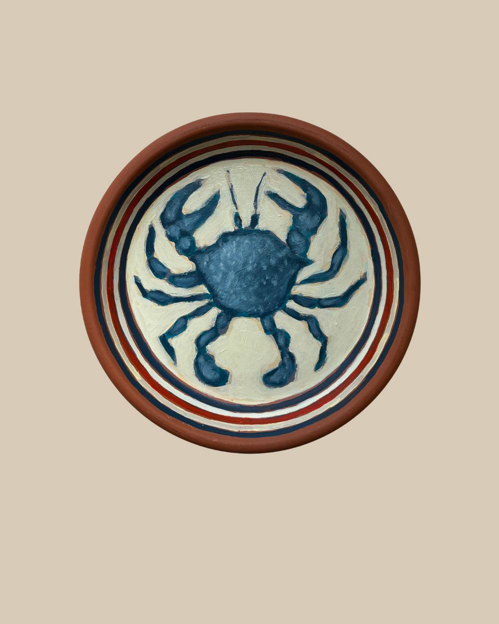 "Claws" Hand Painted Plate - John Santucci