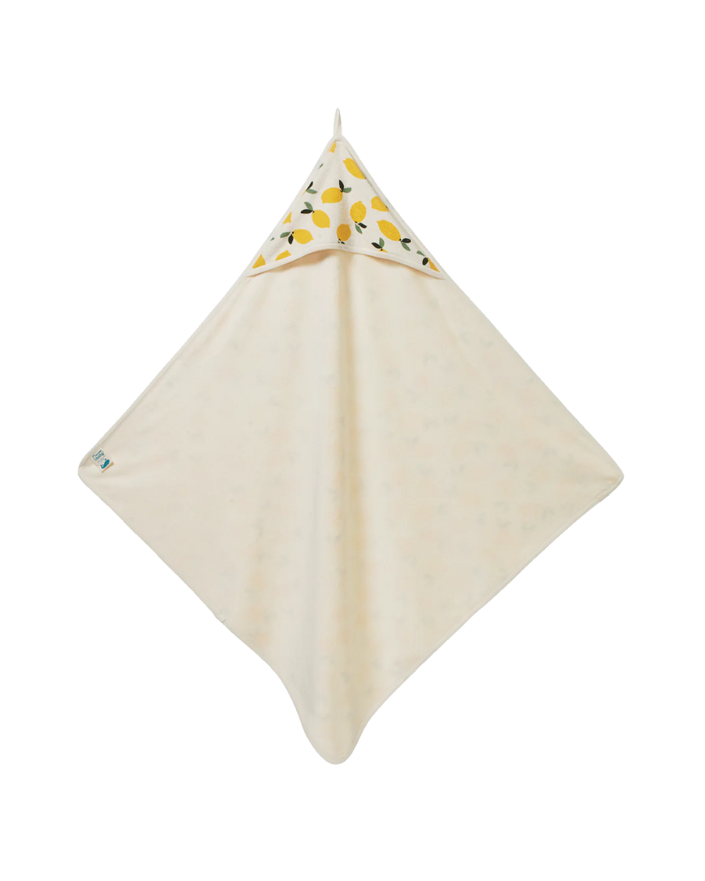 Hooded Bath Towel - Lemon Print