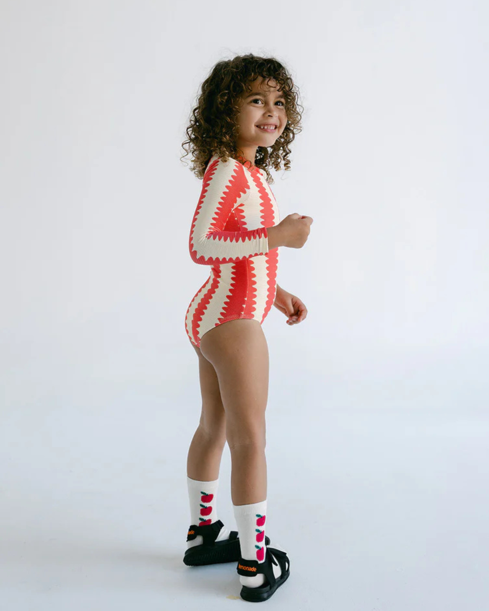 Girls Full Piece Swimsuit - Watermelon Wobble