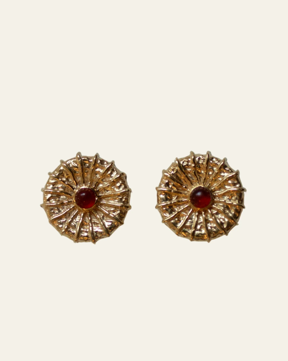 Soleil Studs - Plated 18k Gold