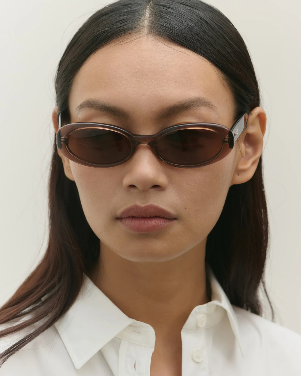 Valentina Sunglasses - Transparent Brown
