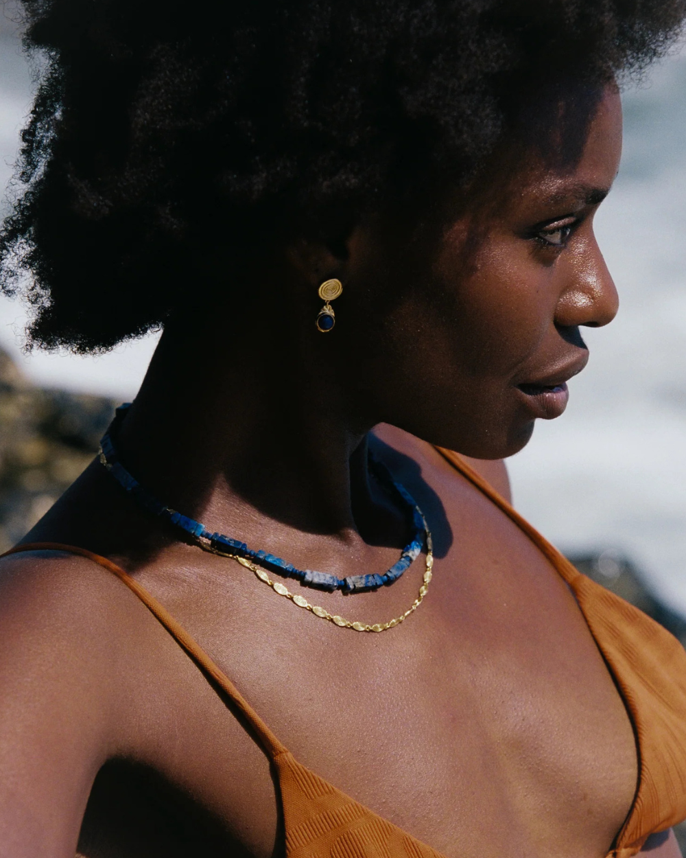 Spiral Chain - Plated 18K Gold