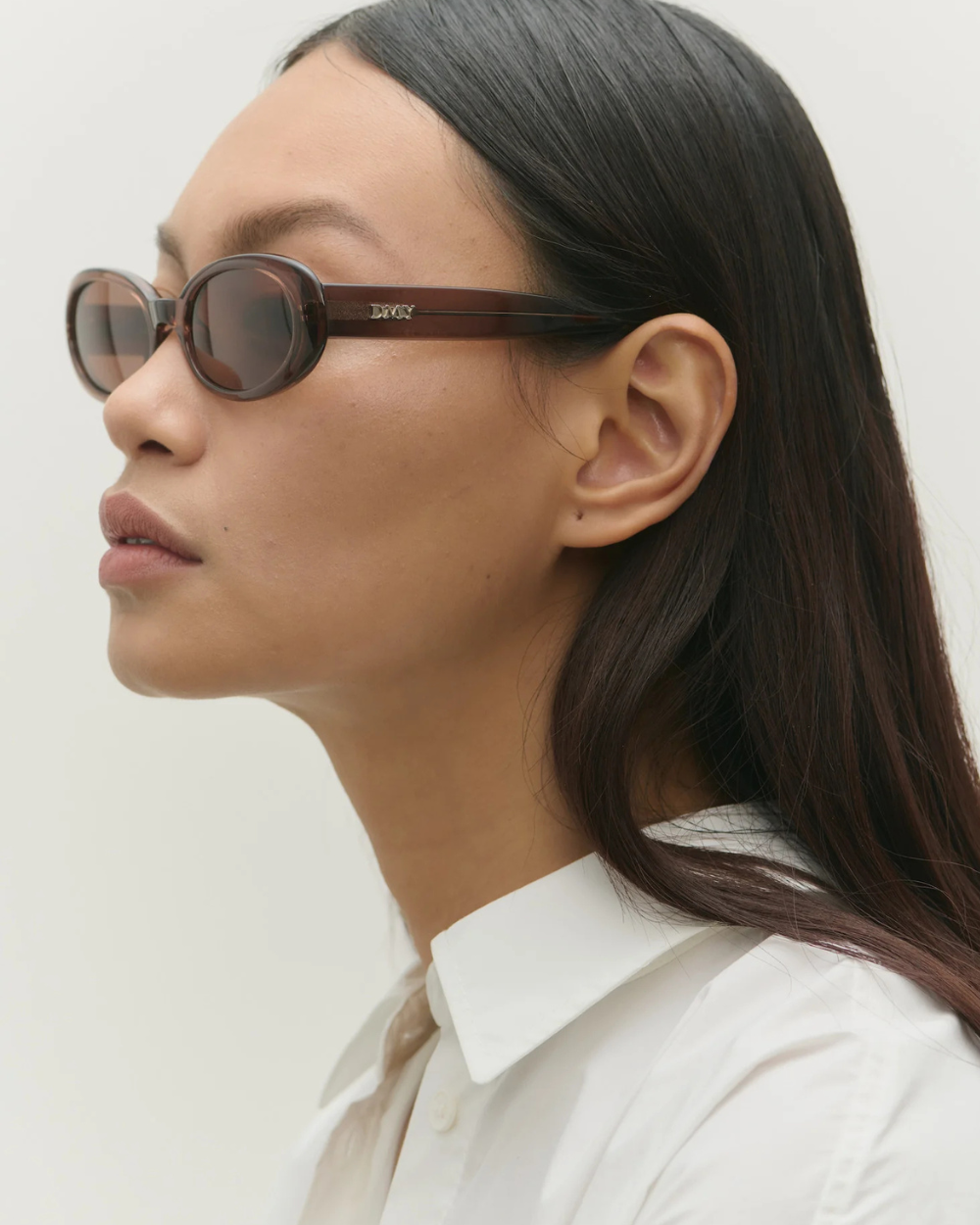 Valentina Sunglasses - Transparent Brown