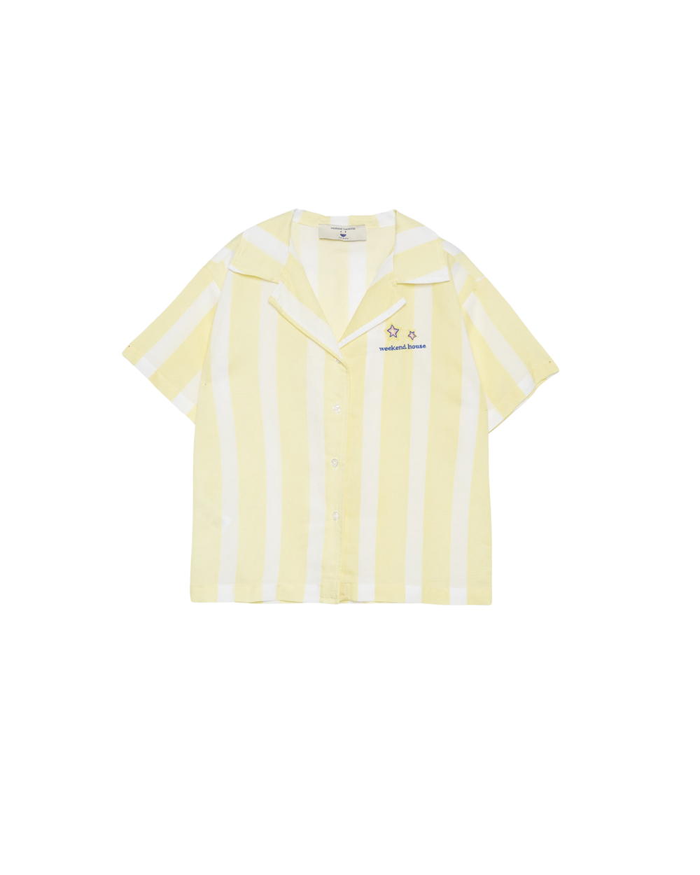 Striped Button Shirt - Yellow Stripe