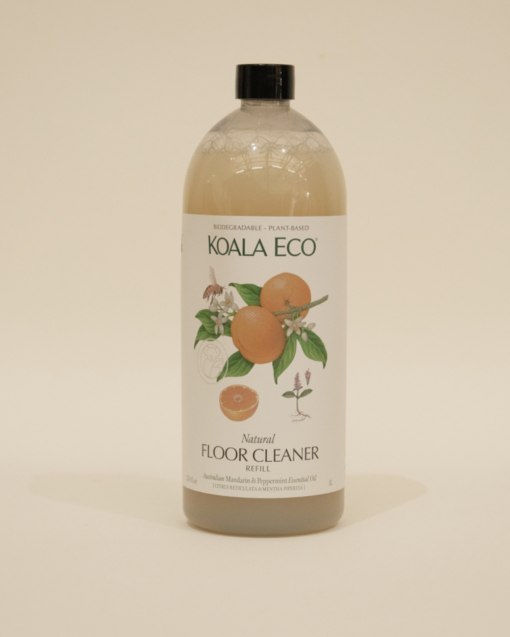 Floor Cleaner - Mandarin & Peppermint Essential Oil 1L