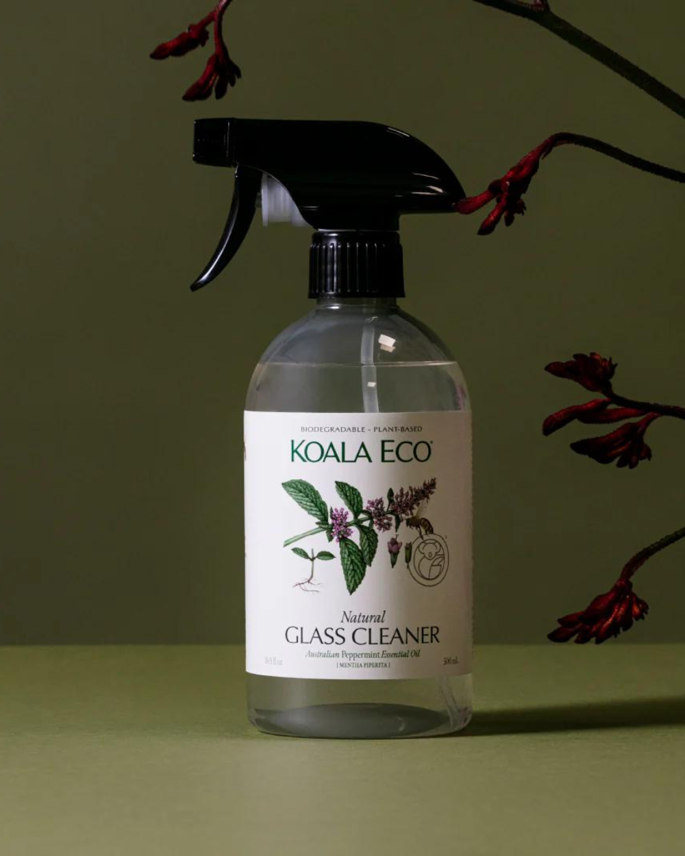 Glass Cleaner - Peppermint Essential Oil 500ml