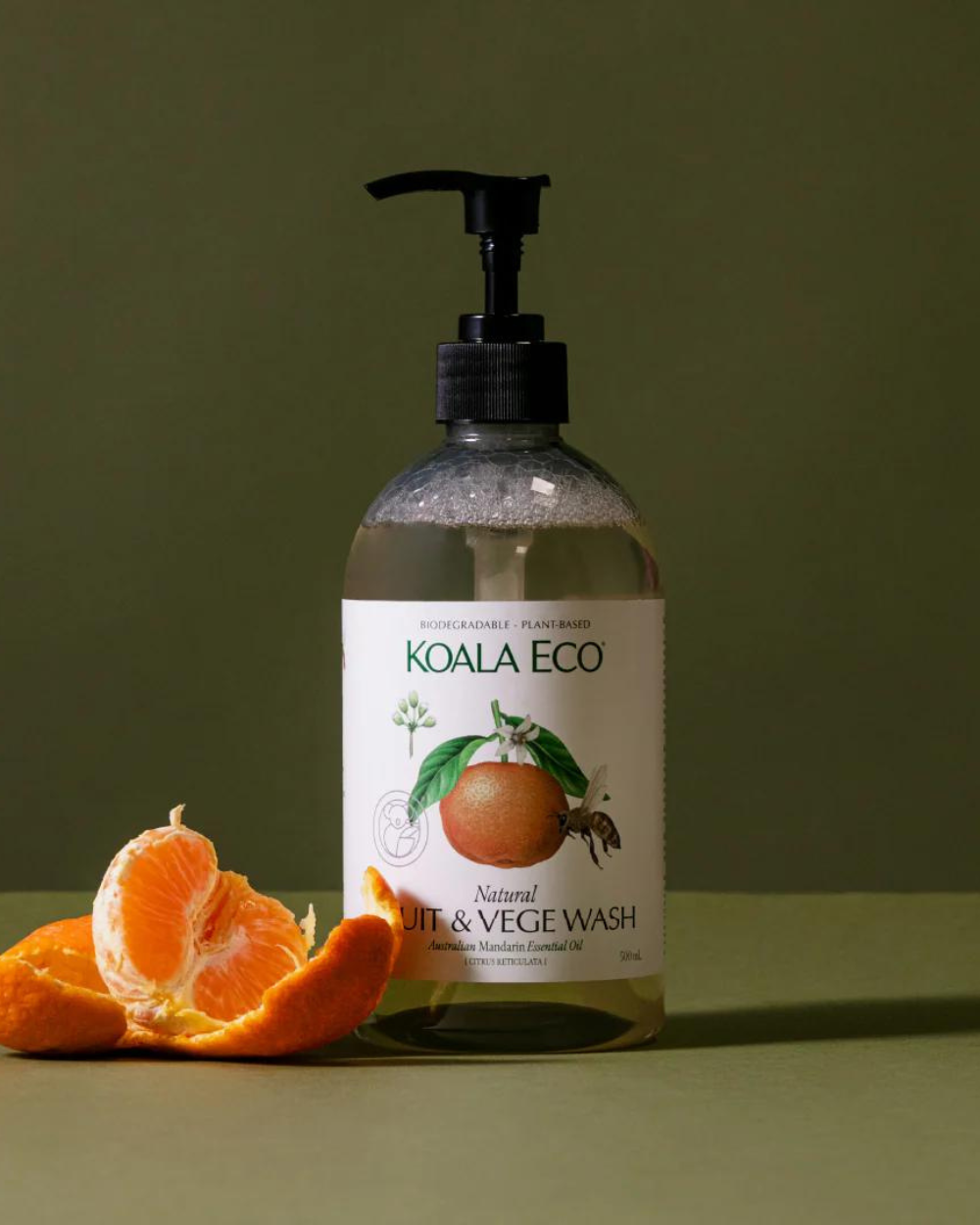 Fruit & Vegetable Wash - Mandarin Essential Oil 500ml