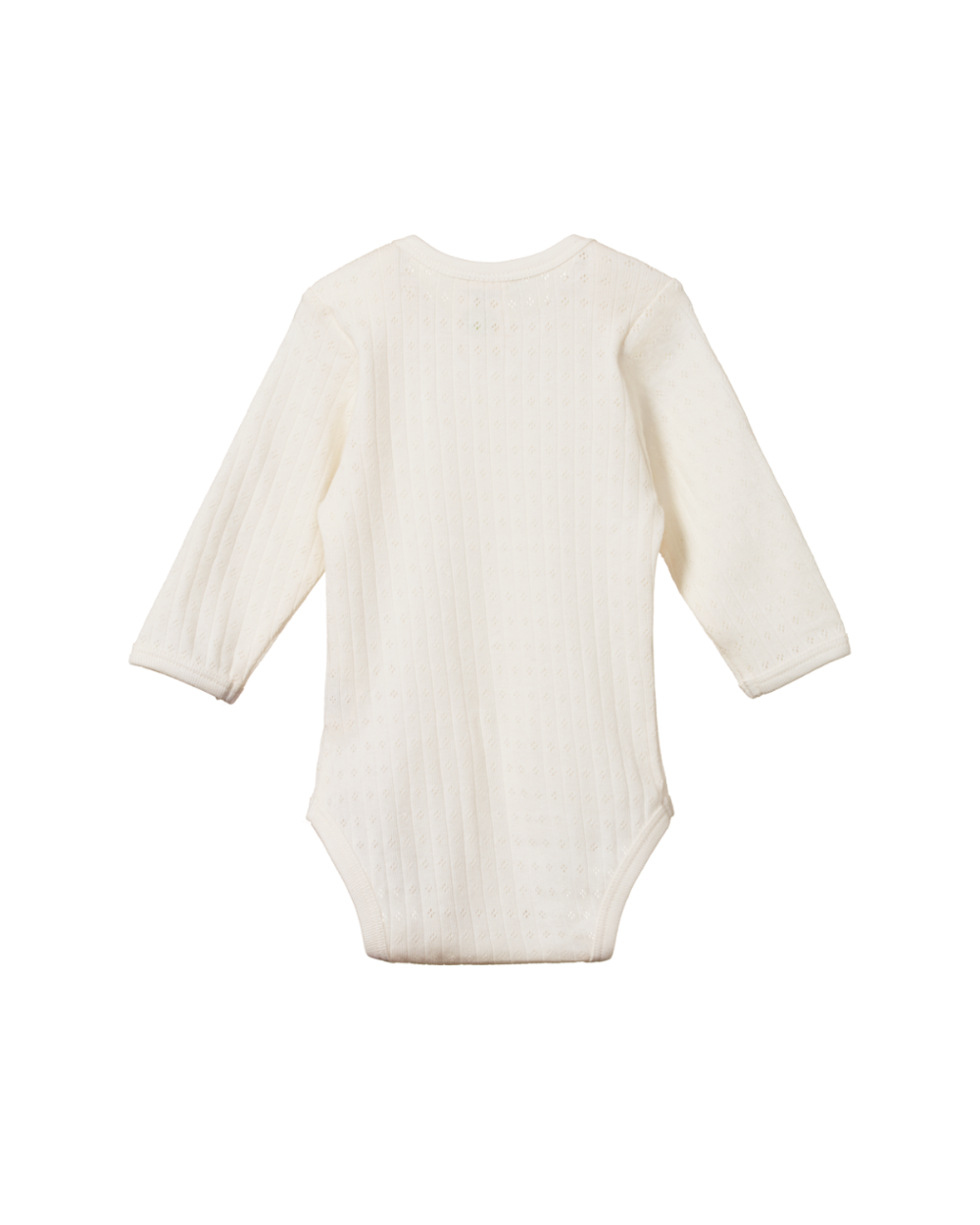 Pointelle Longsleeve Bodysuit - Natural