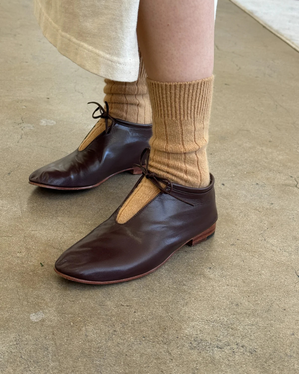 Classic Cashmere Socks - Camel