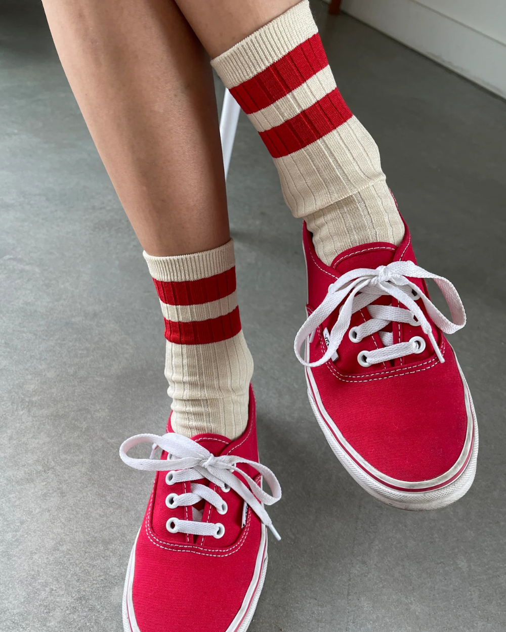 Her Socks - Varsity - Red