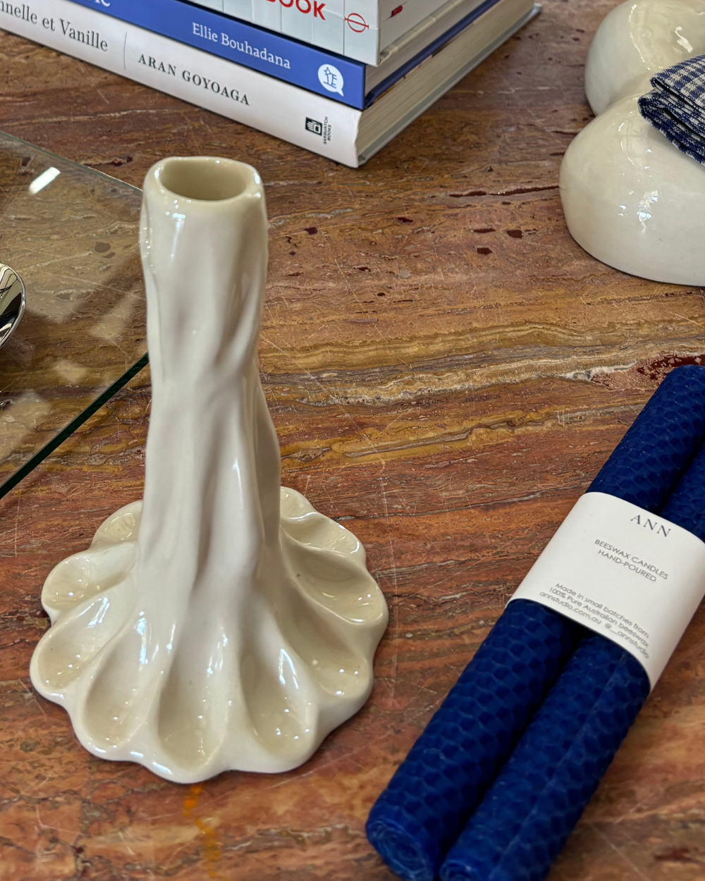 Melt Candle Holder - Cream