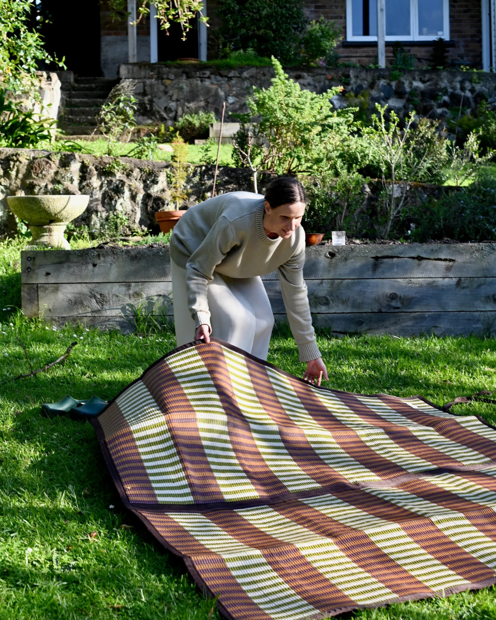 Woven Outdoor Mat - Bonsai